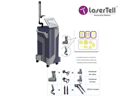 40W Lasertell Fractional Co2 Machine Ce Disetujui Rf